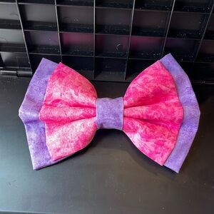 Tie dye double bow